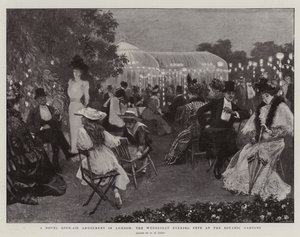 A Novel Open-Air Amusement in London, the Wednesday Evening Fete at the Botanic Gardens